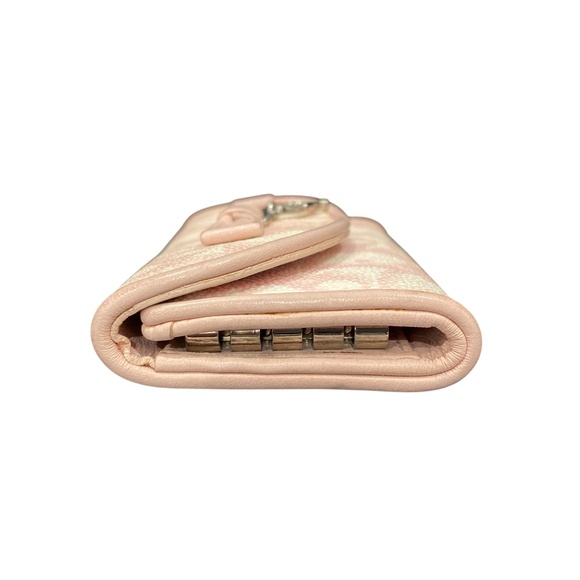 Dior Blush Pink and Ivory Trotter Card and Key Case - Authentic - Vintage - Picture 13 of 15